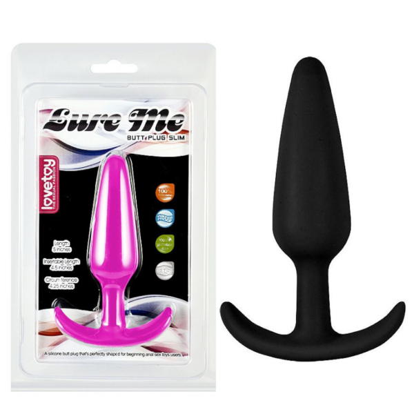 Plug Anal Cônico com Alça em Silicone - Lovetoy - Sexshop