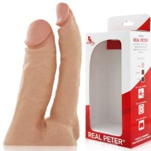 Pênis Duplo Real Peter - Penetração Dupla - Sex Shop