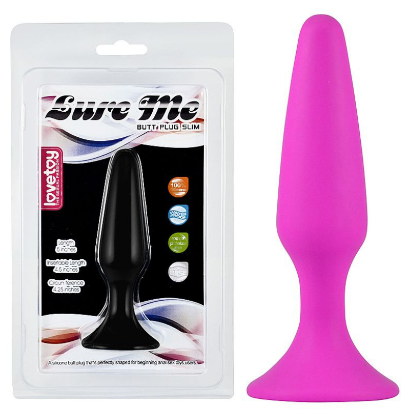 Plug Anal Cônico em Silicone - Lovetoy - Sexshop