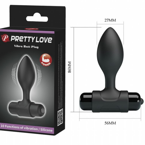 Plug Anal Com Vibrador Butt Plug - Pretty Love - Sexshop