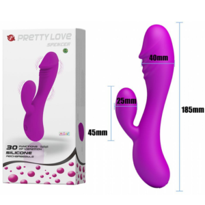 Estimulador de Ponto G e Clitórisl - Spencer Pretty Love - Sexshop