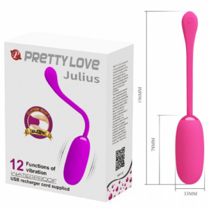 Vibrador Cápsula Massageadora Recarregável - Julius - Pretty Love - Sexshop