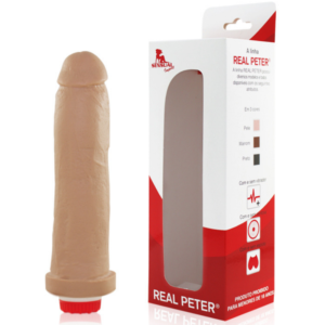 Pênis Real Peter Taurus com Vibrador 19x4,5cm - Sex shop