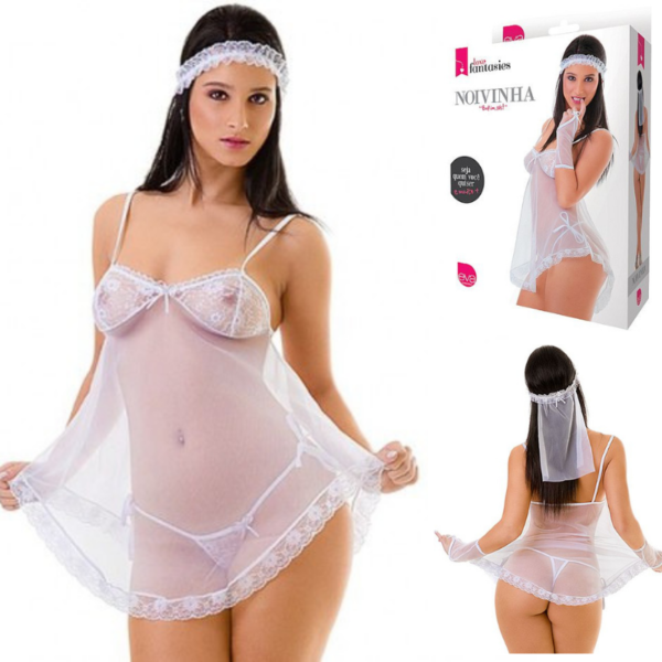 Fantasia Sensual Noivinha - Sexshop