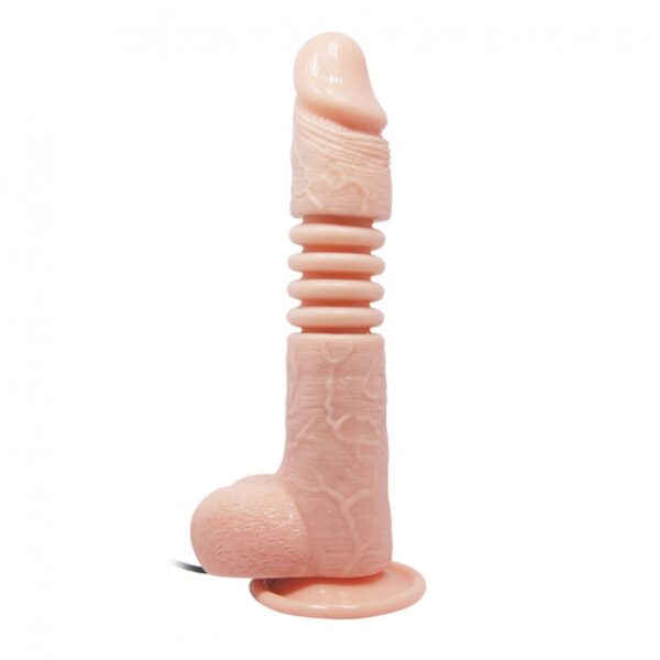 Pênis Realístico com Vai e Vem com Vibração Multivelocidade - THUNDER UP SUCTION BASE - Sexy shop