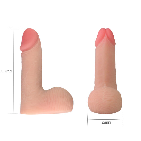 Prótese Packing Macia sem Ereção - LOVETOY SKINLIKE SOFT DONG - Sexshop