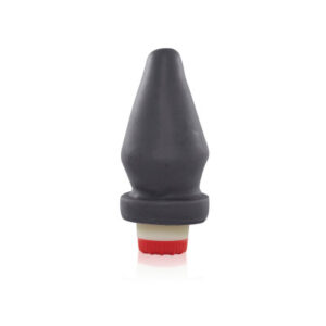 Plug Anal vibrador 13x5,5cm preto - Sex Shop