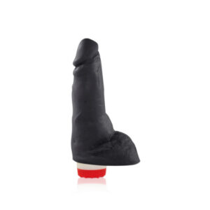 Pênis Real Peter vibrador Preto Indecente - 4,5 x 16 cm - Sexshop