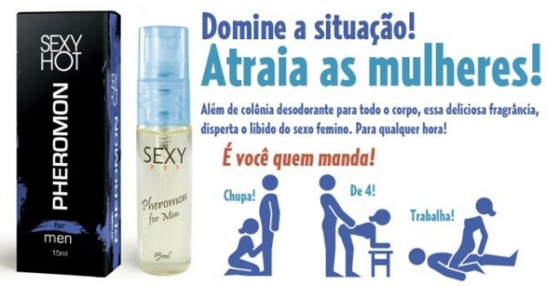 Perfume Afrodisíaco Pheromon For Man Atraia As Mulheres - Sexshop