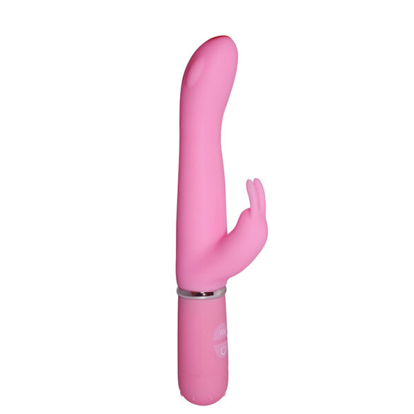 Vibrador ponto G com 10 vibrações e estimulador clitoriano - Sexshop