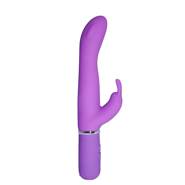 Vibrador ponto G com 10 vibrações e estimulador clitoriano - Sexshop