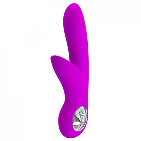 Vibrador Recarregável com Estimulador Clitoriano, 7 Modos de Pulsação e 5 Modos de Vibração - PRETTY LOVE CAROL - Sexyshop