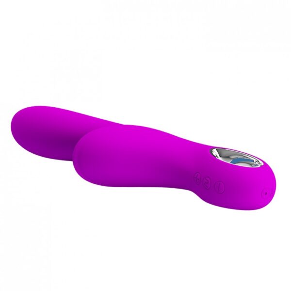 Vibrador Recarregável com Estimulador Clitoriano, 7 Modos de Pulsação e 5 Modos de Vibração - PRETTY LOVE CAROL - Sexyshop