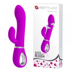 Vibrador Rotativo Recarregável com 12 Modos de Rotação e 4 Modos de Vibração - PRETTY LOVE TERNENCE - Sexyshop