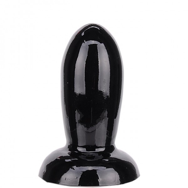 Plug anal Bolinha 9x3,2cm preto - Sexy shop