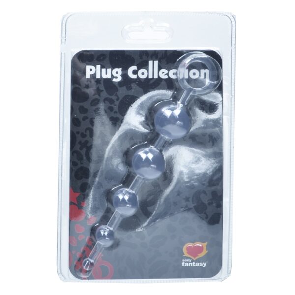 Plug Anal Bolinhas com 5 Esferas - Sexshop