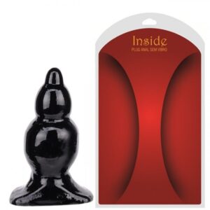 Plug anal de penetração Gradual Preto - Sexshop