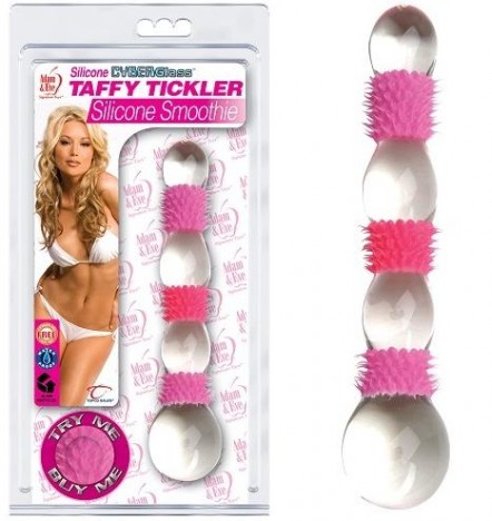 Plug Anal em Cristal Silicone CyberGlass Taffy Tickler - Sex Shop-0