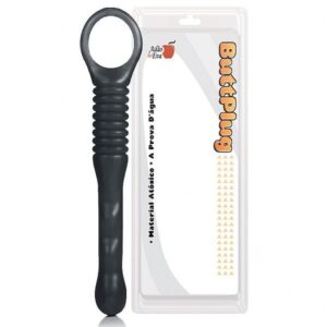 Plug Anal Rod corpo estreito e sinuoso 19cm cor Preto - Sex shop