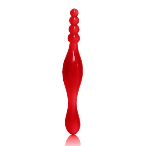 Plug Anal Smoothy, 18cm na cor vermelho - Sex shop-3162