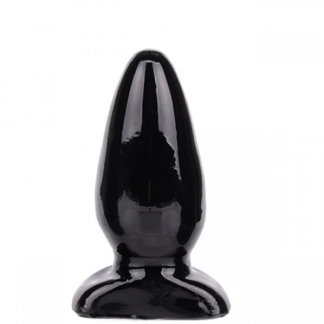 Plug anal torpedo macio Preto - Sexyshop