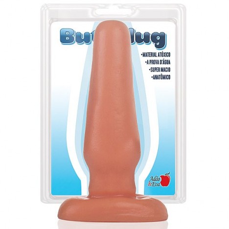 Plug Anal Triton - 12,5 x 3,5 cm na cor pele - Sexshop