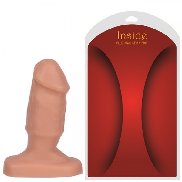 Plug dilatador anal feito em material macio - Sexshop