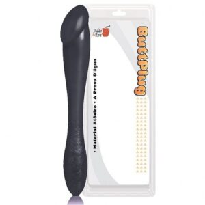 Plug Anal Double 19cm em silicone na cor Preto - Sex shop