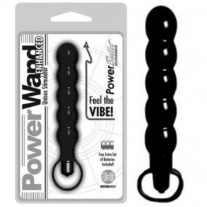 PLUG ESCALONADO COM ALÇA - POWER WAND ENHANCED BLACK - BMS INTERPRISES - SEX SHOP