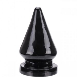 Plug Anal Gigante preto 20 x 12 cm - Sexshop