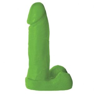 Pênis Prótese Aroma Kiwi 8 com escroto - Sexshop-2530