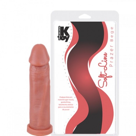 Pênis grande e grosso macio e flexível 22,5x5,3 chocolate - Sexshop