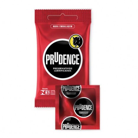 Preservativo Prudence Tradicional Lubrificado 3 unid - Sex shop