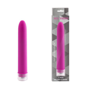 Vibrador Personal 17,5 cm Multivelocidade e Textura Aveludada - Sexyshop