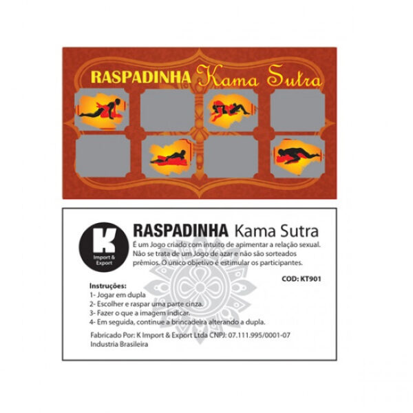 Kit Raspadinha Kama Sutra - Sexshop