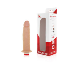 PÊNIS REAL PETER VIBRADOR - 4 X 20 CM - SEX SHOP