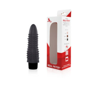 Pênis Real Peter vibrador Massageador Preto - 4 x 15 cm - Sex Shop