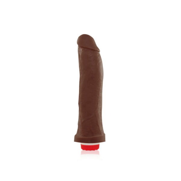 Pênis Real Peter Taurus com Vibrador Marrom 19x4,5cm - Sex shop