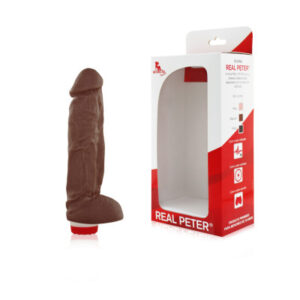 Pênis Real Peter vibrador Marrom Jamanta - 4,5x19 cm - Sexshop