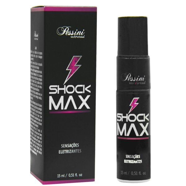 Vibrador liquido Shock Max Sensações Eletrizantes 15ml Pessini - Sex shop