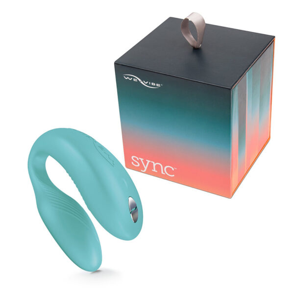 Sex shop, We-Vibe Sync Verde Água - Vibrador para Casal