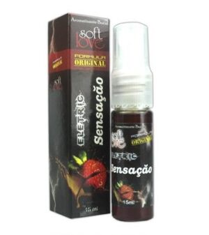 Spray Beijável Elétrico Sensação JATOS 15ML SoftLove - Sexshop