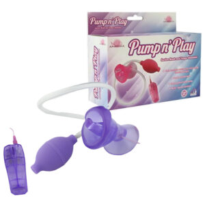 Estimulador Feminino com Sucção e Vibração Multivelocidade PUMP N' PLAY - Sexyshop