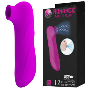 Estimulador Feminino com 12 Modos de Sucção - ROMANCE MAGIC FLUTE - Sexshop
