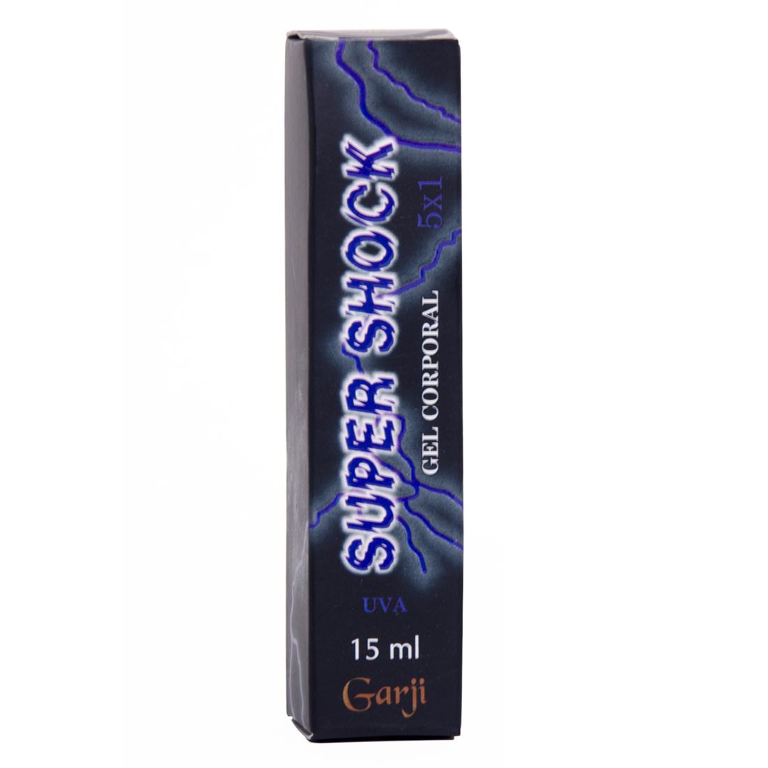 Super Shock Uva Excitante Elétrico Spray Unissex 15ml Garji - Sexshop