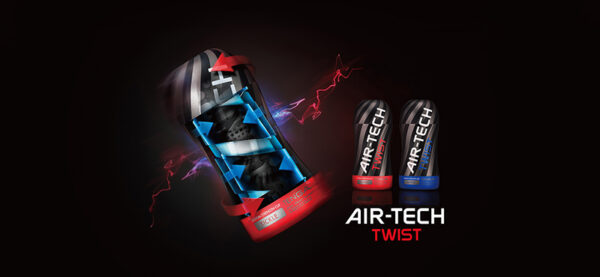 TENGA Air-Tech Masturbador Twist Blue - Tickle - Sex shop