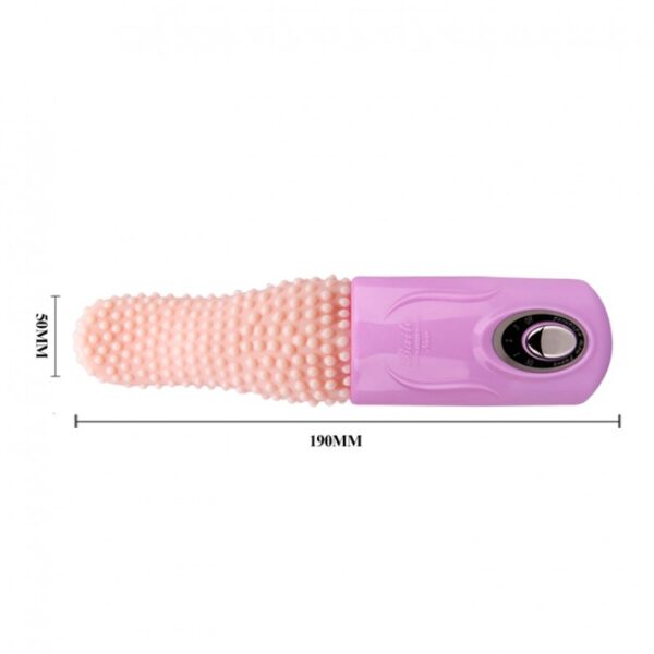 Estimulador Formato Língua com 3 Modos de Vibração e Rotação - PRETTY LOVE TONGUE - Sexshop