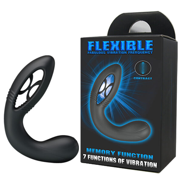Estimulador de Próstata Recarregável com 7 Modos de Vibração - FLEXIBLE FABULOUS VIBRATION FREEQUENCY - Sexshop