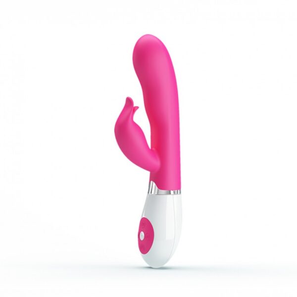 Vibrador Ponto G com Estimulador Clitoriano, Possui Sensor de Som Ambiente e 10 Modos de Vibração - PRETTY LOVE FELIX - Sexshop