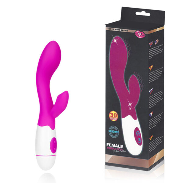 Vibrador Recarregável Ponto G, com 30 Modos de Vibração - FEMALE VIBRATOR - Sexshop